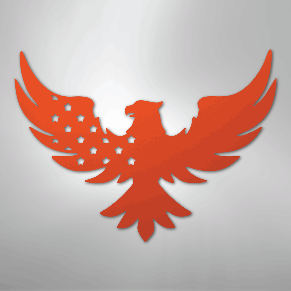 Patriotic Eagle - Steel Sign - Kim’s Signature Beauty & Accessories