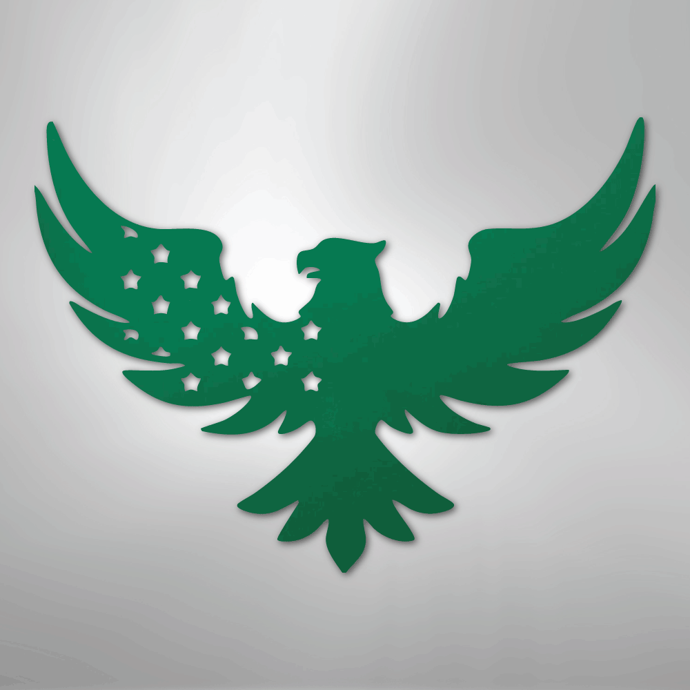 Patriotic Eagle - Steel Sign - Kim’s Signature Beauty & Accessories