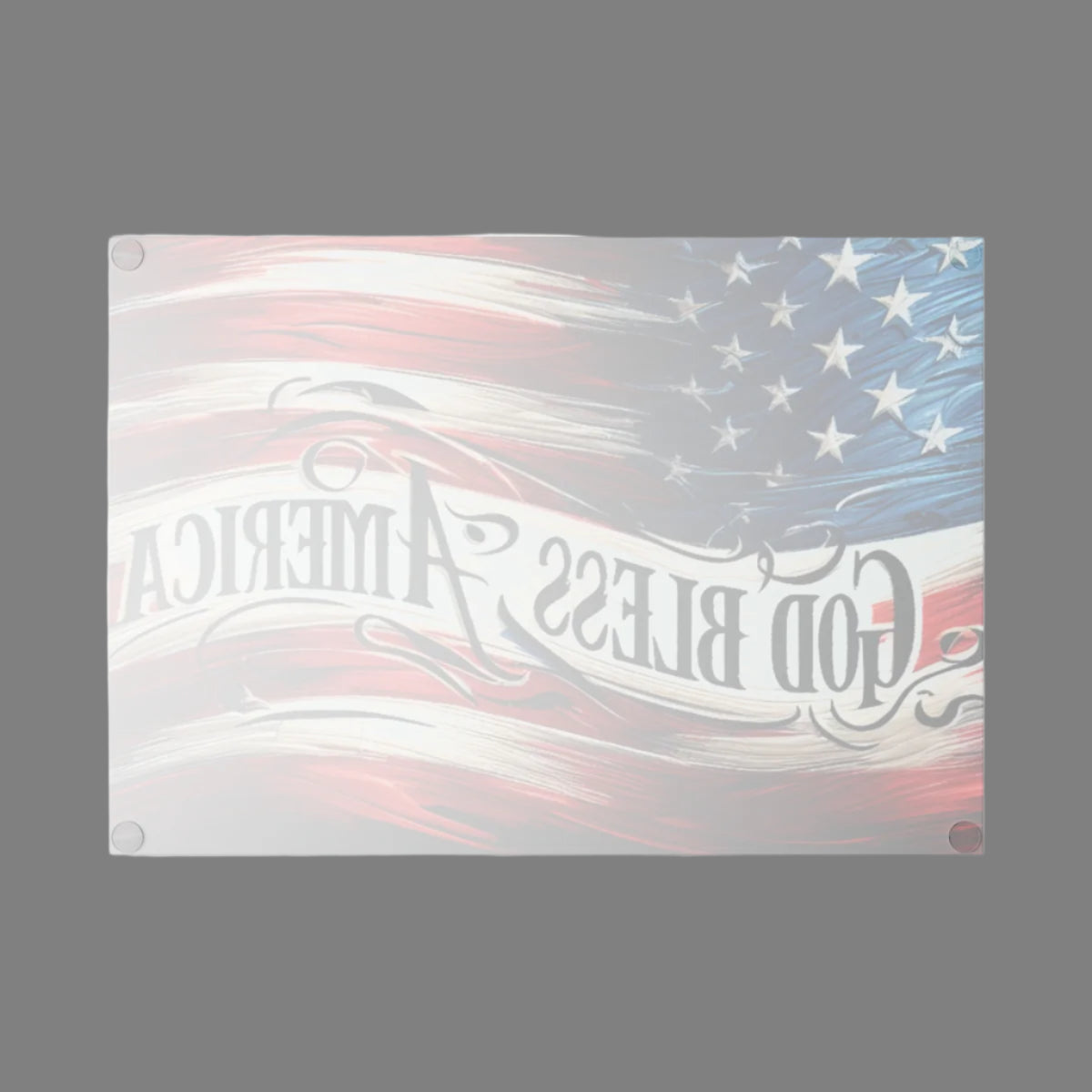 Patriotic Glass Cutting Board - God Bless America, Kitchen Decor - Kim’s Signature Beauty & Accessories    