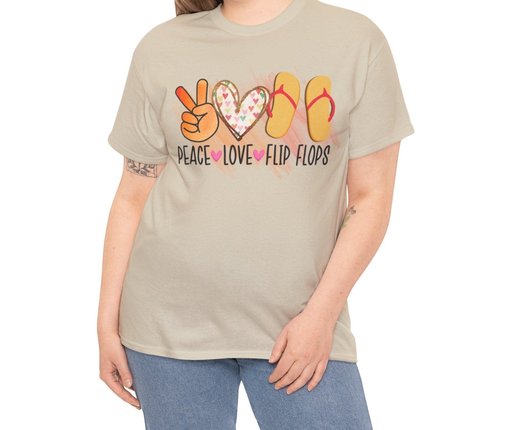 Peace, Love, Flipflops | Tee - Kim’s Signature Beauty & Accessories    