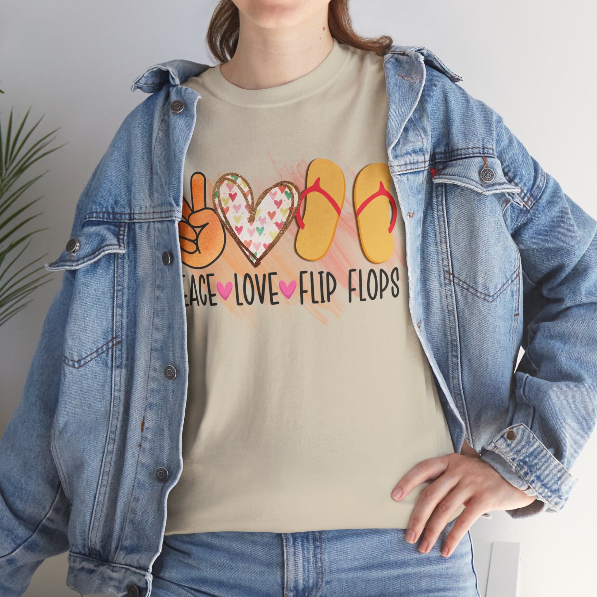 Peace, Love, Flipflops | Tee - Kim’s Signature Beauty & Accessories    