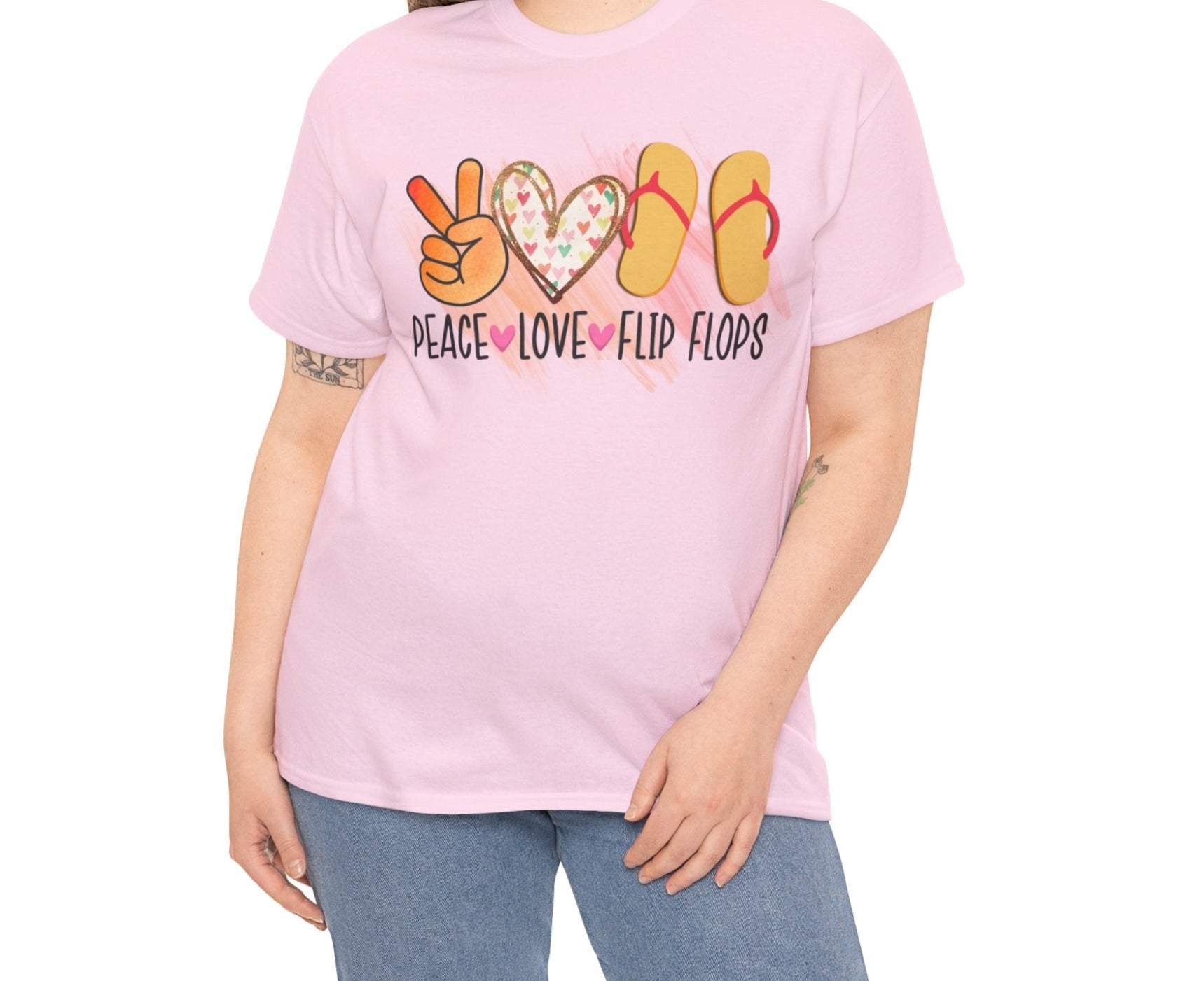 Peace, Love, Flipflops | Tee - Kim’s Signature Beauty & Accessories    