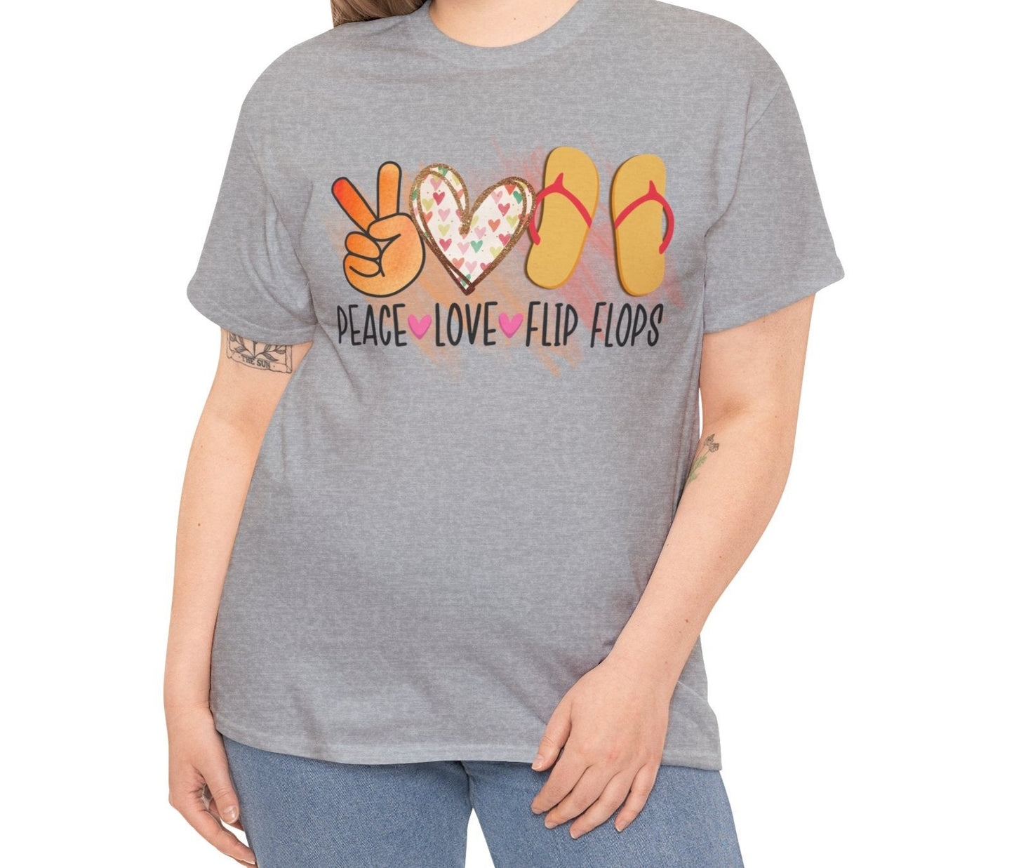 Peace, Love, Flipflops | Tee - Kim’s Signature Beauty & Accessories    