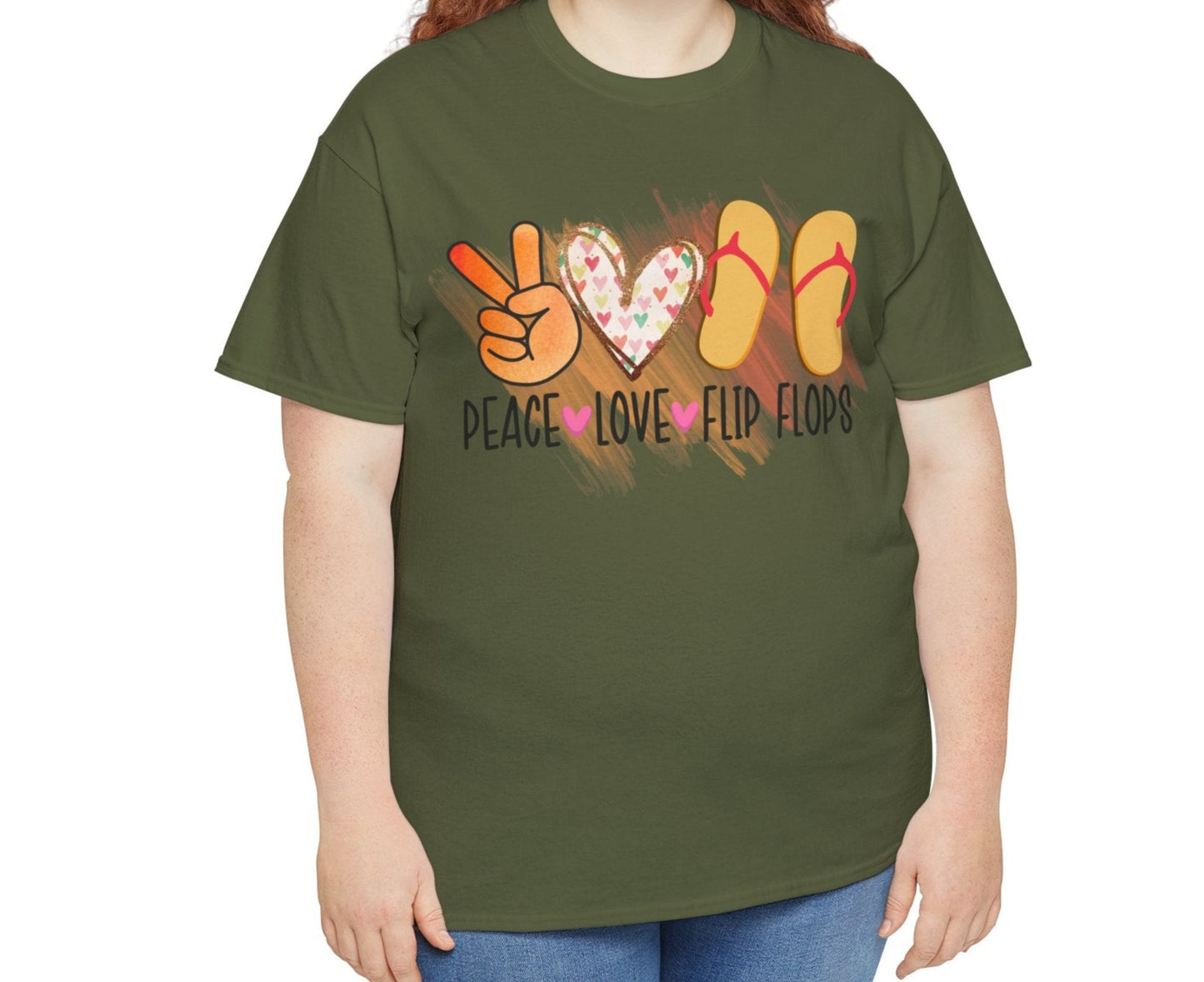 Peace, Love, Flipflops | Tee - Kim’s Signature Beauty & Accessories    