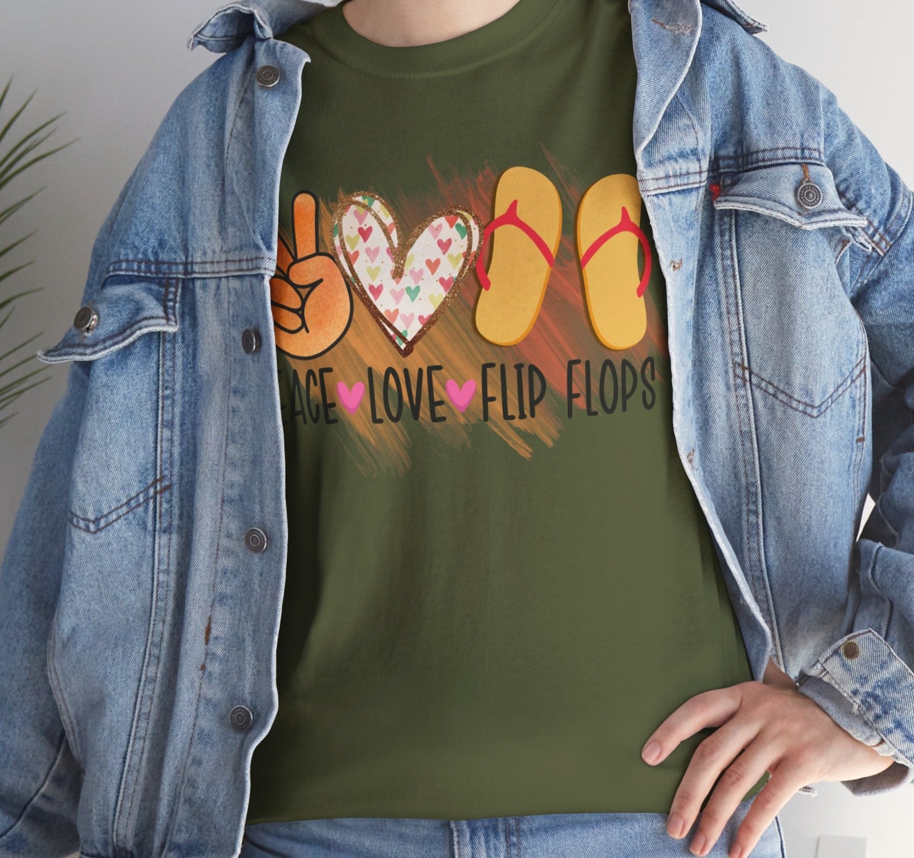 Peace, Love, Flipflops | Tee - Kim’s Signature Beauty & Accessories    