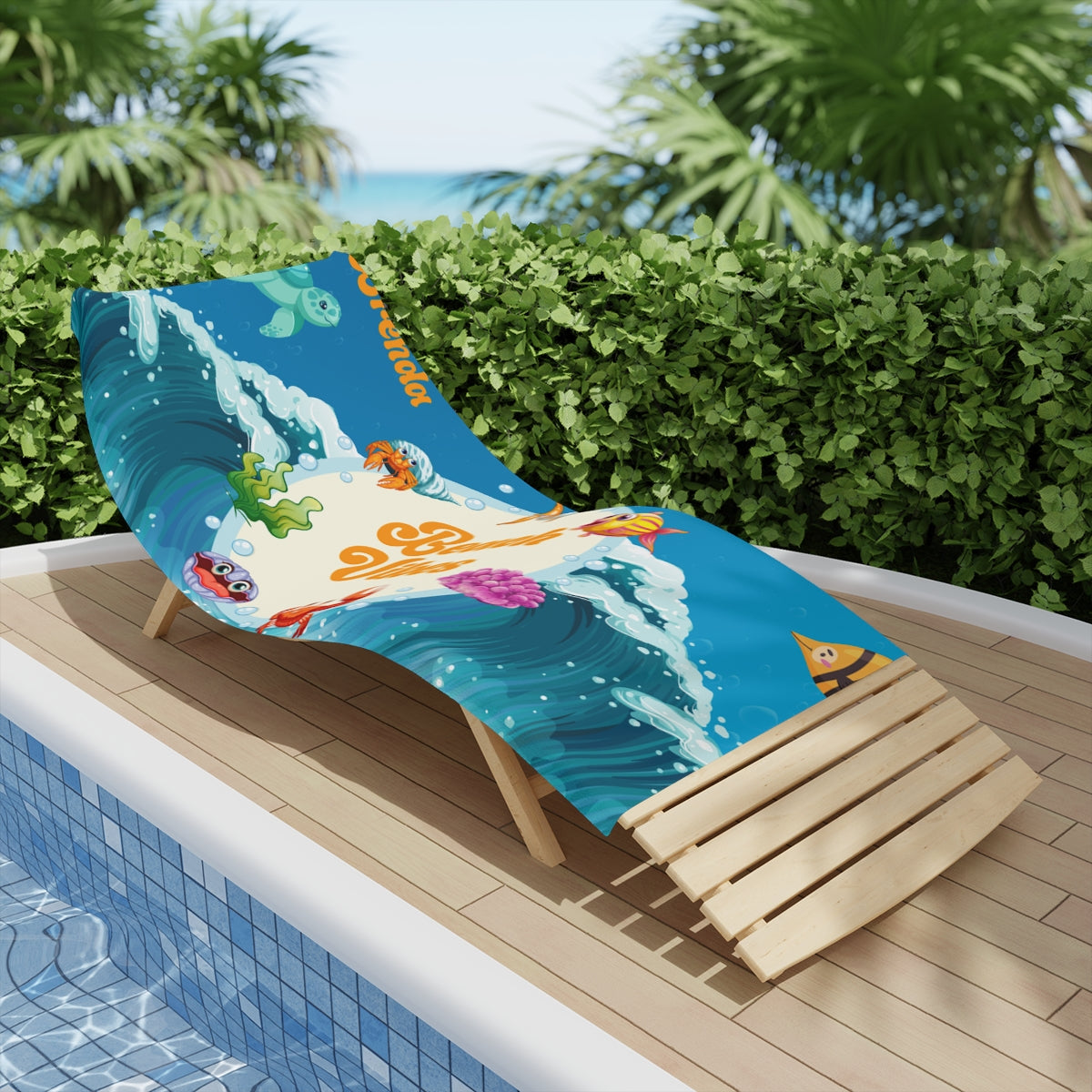 Personalized Beach Towels –  Family Name  or Beach Vibes - Kim’s Signature Beauty & Accessories