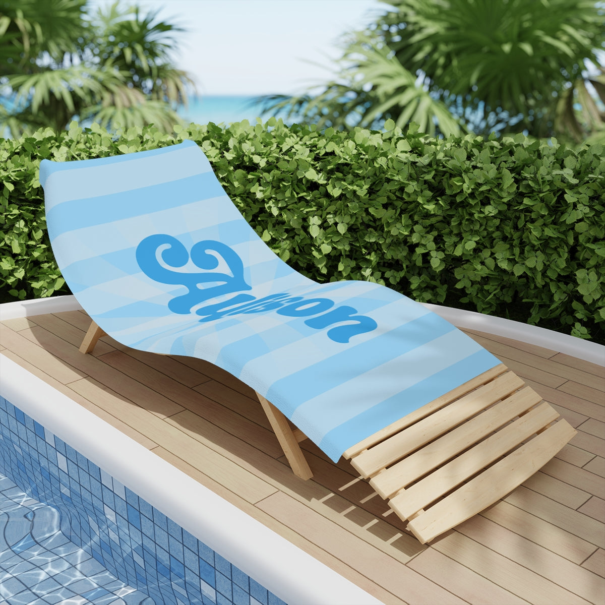 Personalized Colorful Swirl Beach Towels - Kim’s Signature Beauty & Accessories    