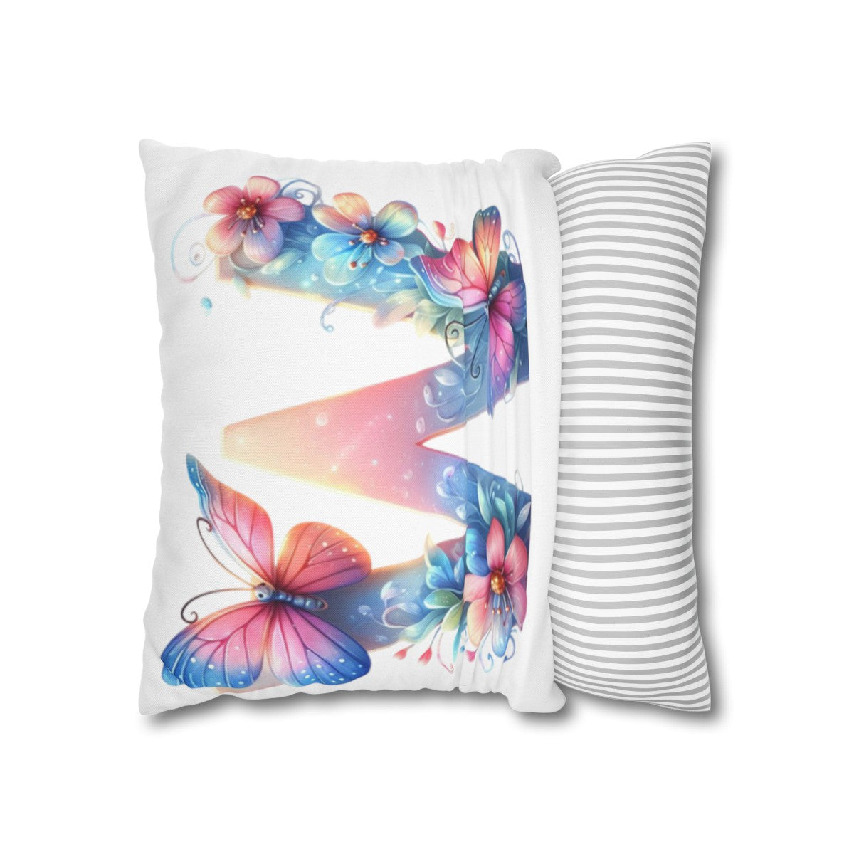 Personalized Front & Back  |  Square Pillowcase | 3 COLORS - Kim’s Signature Beauty & Accessories    