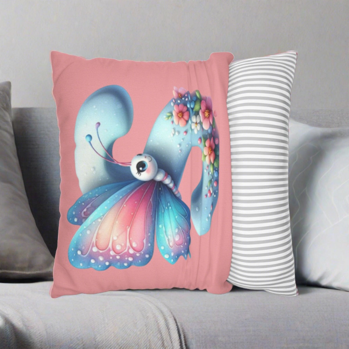 Personalized Front & Back  |  Square Pillowcase | 3 COLORS - Kim’s Signature Beauty & Accessories    