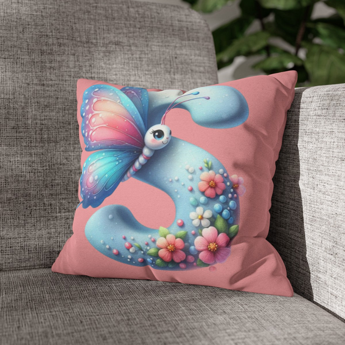 Personalized Front & Back  |  Square Pillowcase | 3 COLORS - Kim’s Signature Beauty & Accessories    