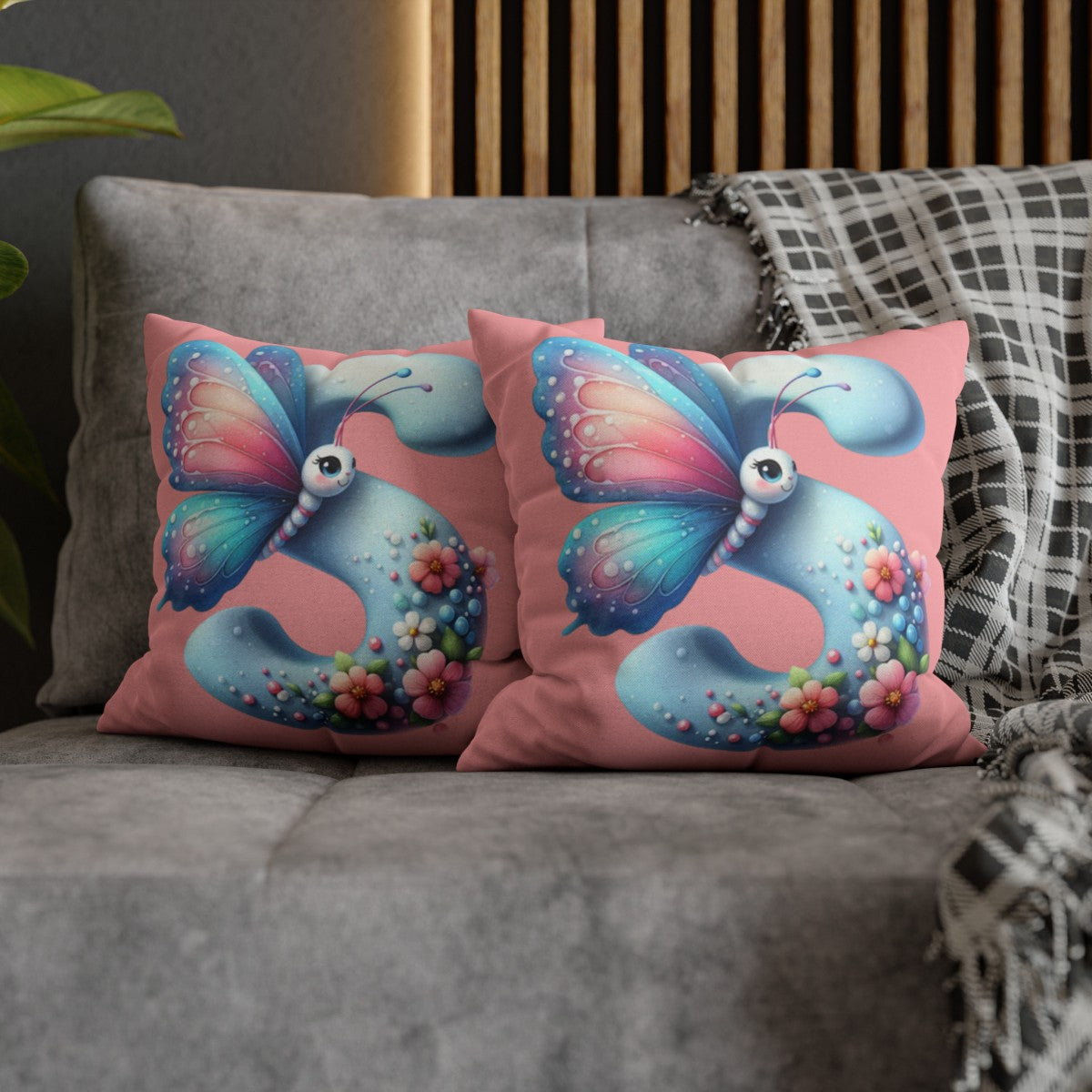 Personalized Front & Back  |  Square Pillowcase | 3 COLORS - Kim’s Signature Beauty & Accessories    