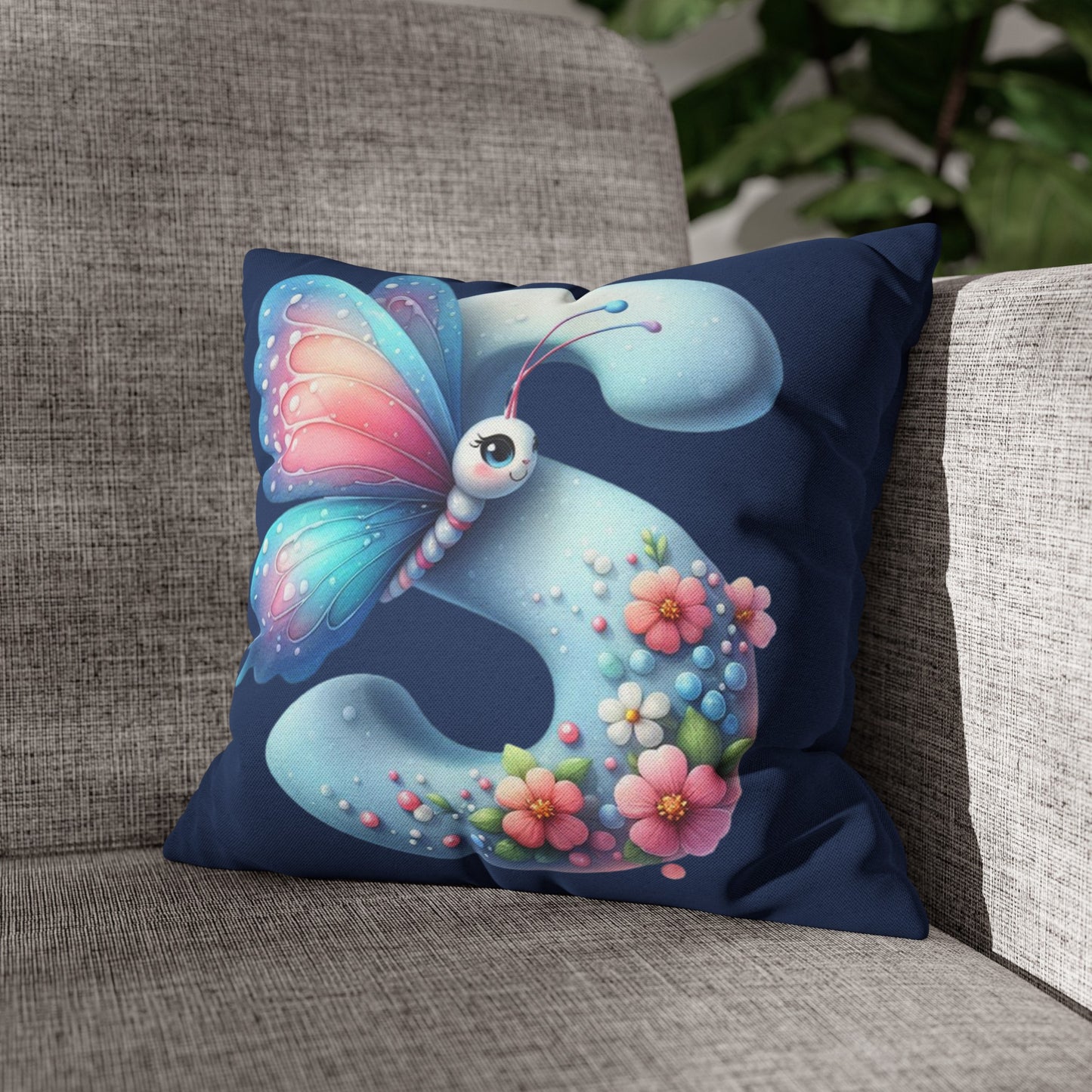 Personalized Front & Back  |  Square Pillowcase | 3 COLORS - Kim’s Signature Beauty & Accessories    