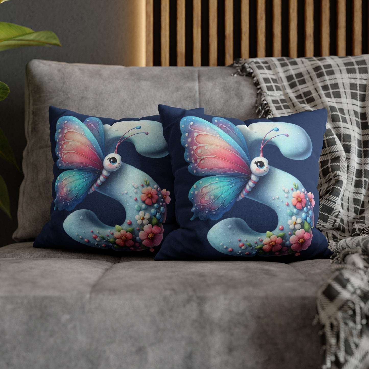 Personalized Front & Back  |  Square Pillowcase | 3 COLORS - Kim’s Signature Beauty & Accessories    