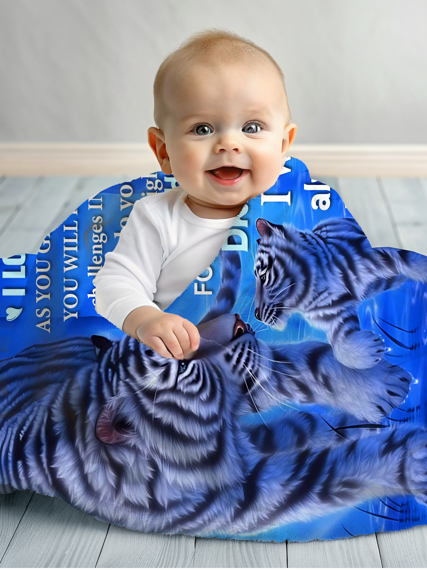 Personalized Grandson Plush Fleece Blanket - Kim’s Signature Beauty & Accessories    