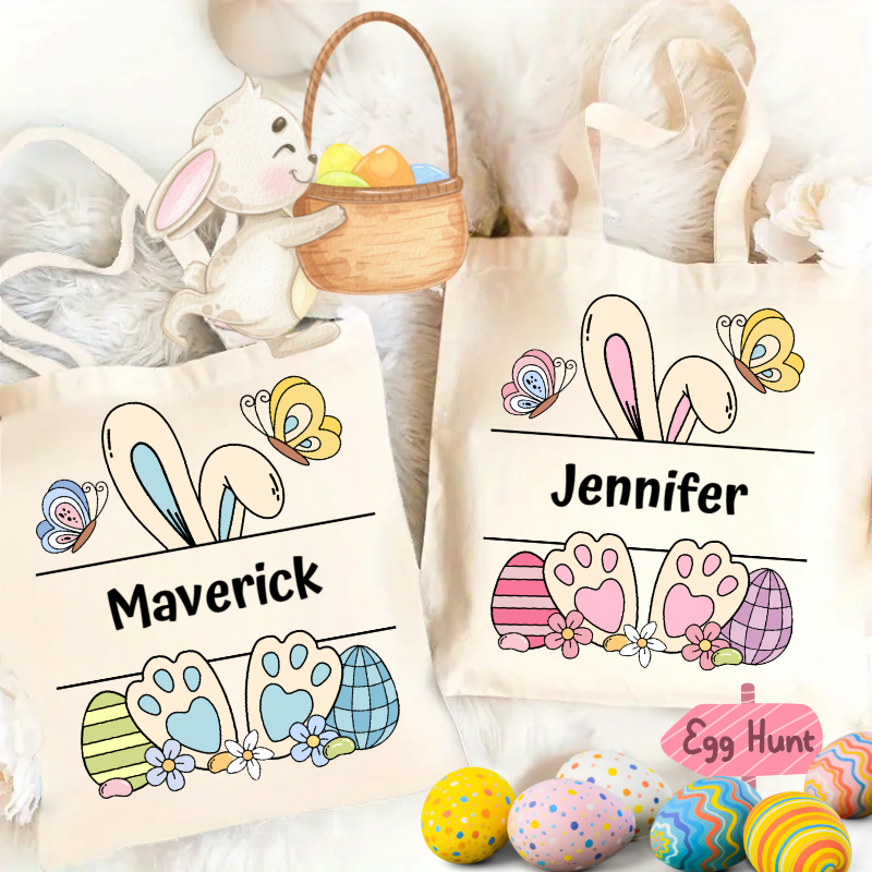 Personalized Kid's Easter Egg Tote Bag - Kim’s Signature Beauty & Accessories    