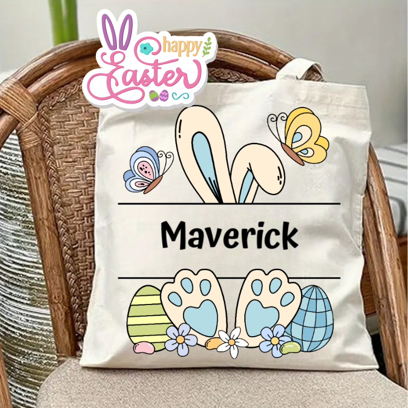 Personalized Kid's Easter Egg Tote Bag - Kim’s Signature Beauty & Accessories    