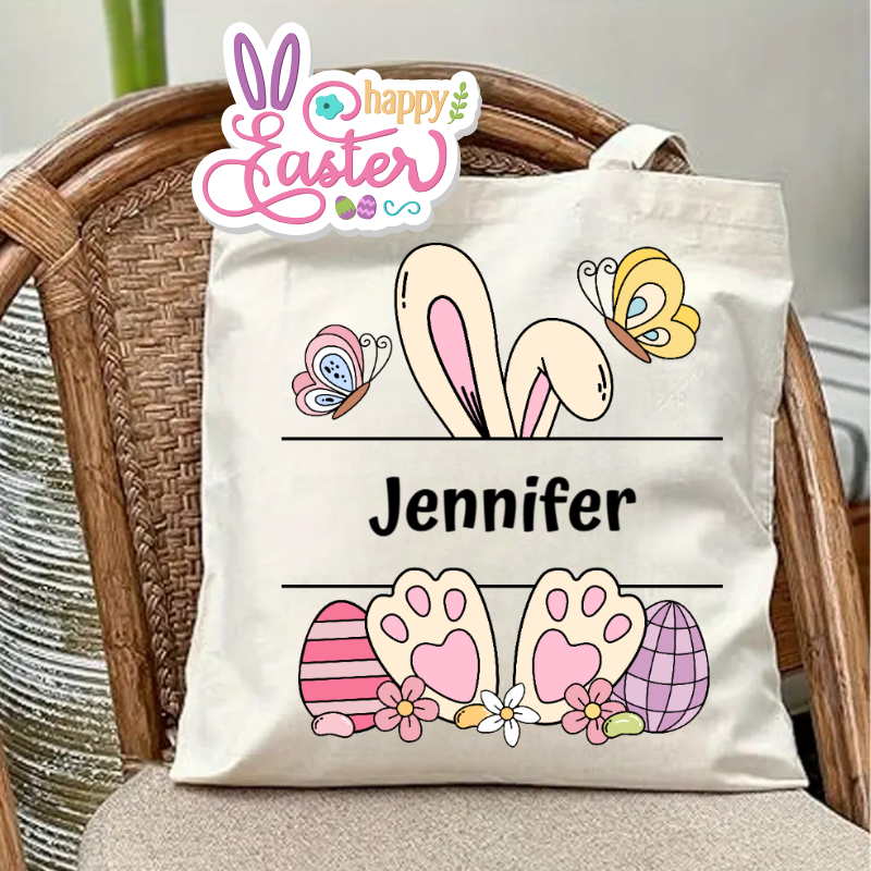 Personalized Kid's Easter Egg Tote Bag - Kim’s Signature Beauty & Accessories    