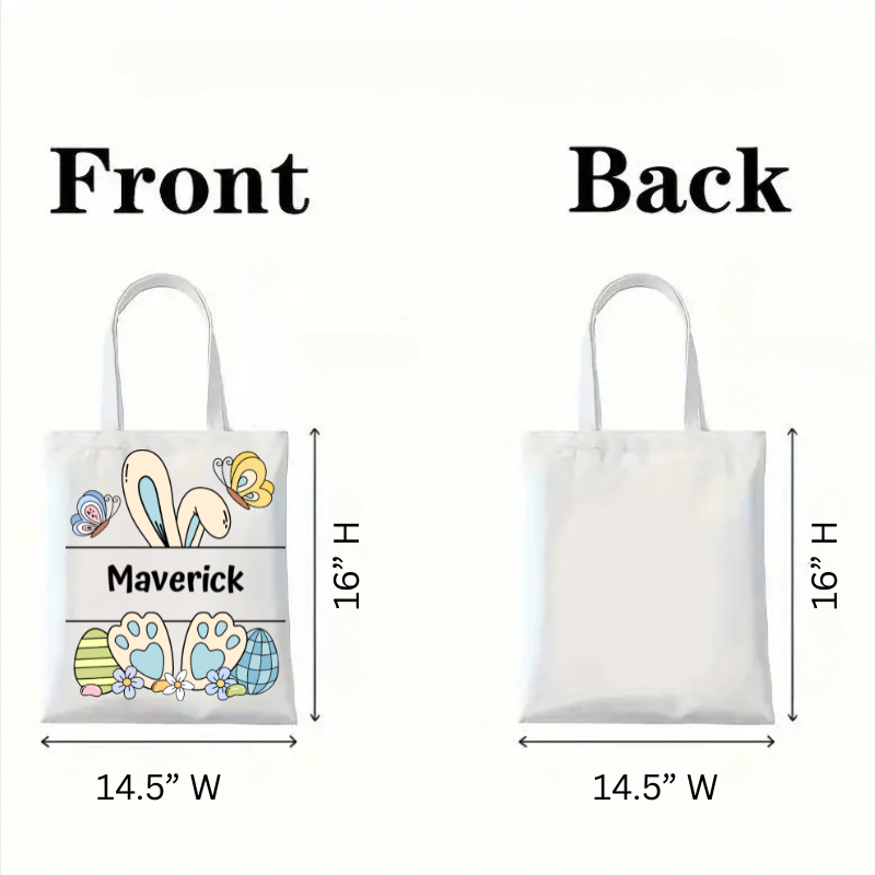 Personalized Kid's Easter Egg Tote Bag - Kim’s Signature Beauty & Accessories    