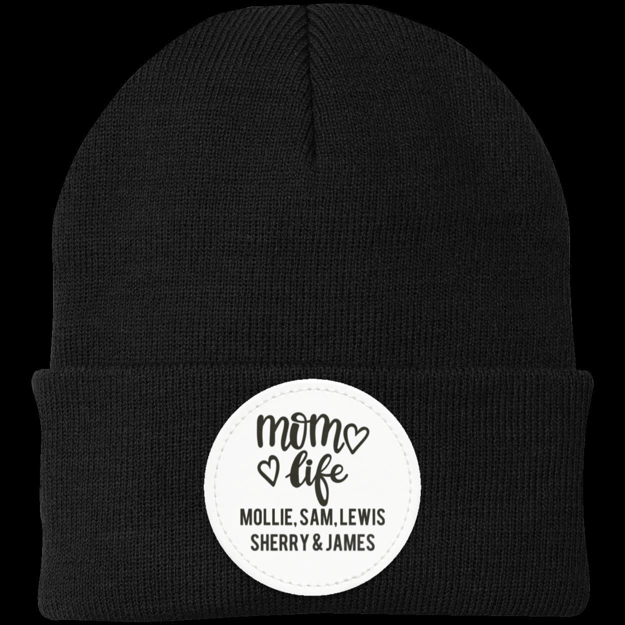 Personalized Mom Life Beanie (1-6 Names) - Kim’s Signature Beauty & Accessories    