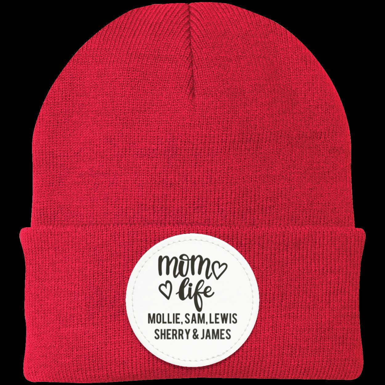 Personalized Mom Life Beanie (1-6 Names) - Kim’s Signature Beauty & Accessories    