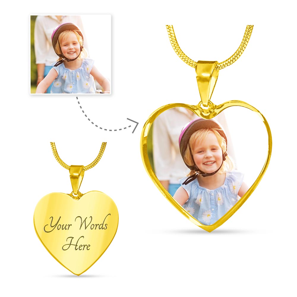 Personalized heart necklace - Kim’s Signature Beauty & Accessories    