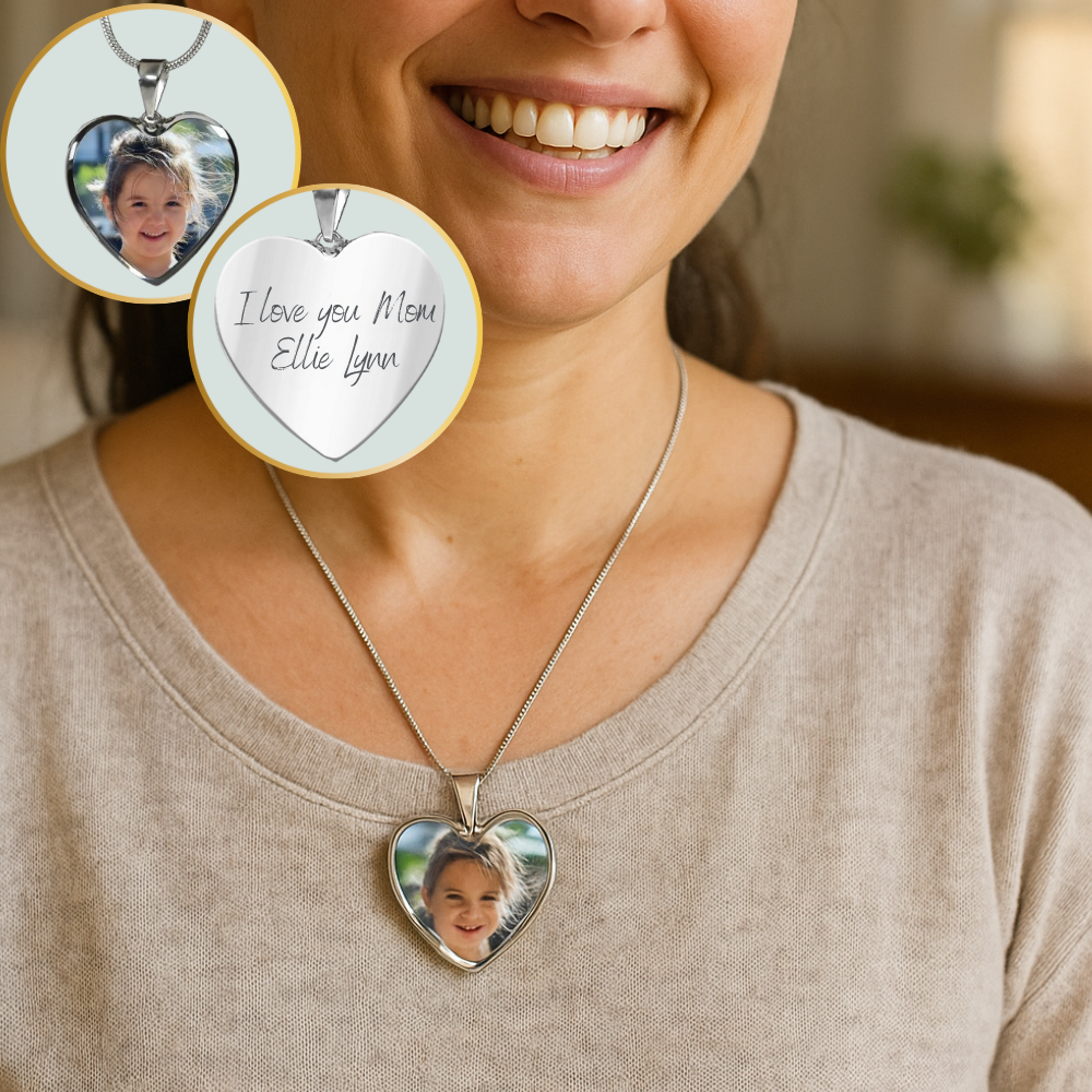 Personalized heart necklace - Kim’s Signature Beauty & Accessories    