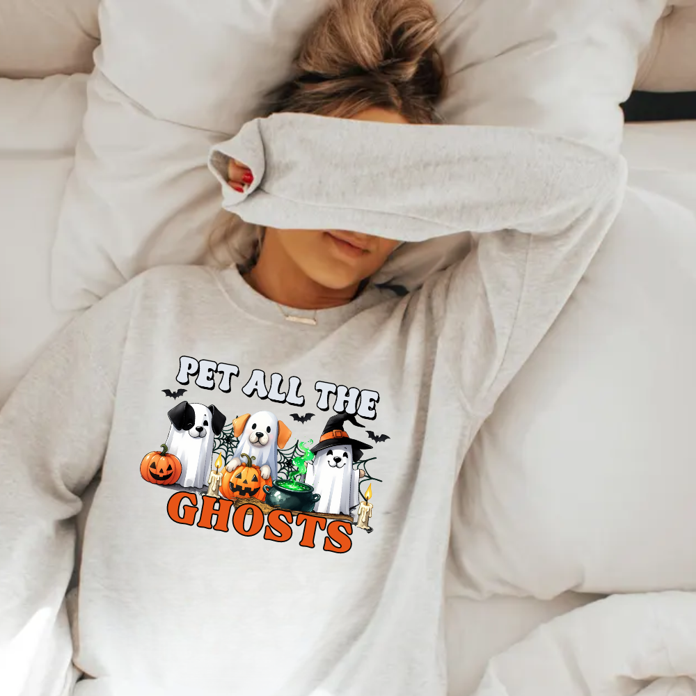 Pet All the Ghosts Sweatshirt - Kim’s Signature Beauty & Accessories    