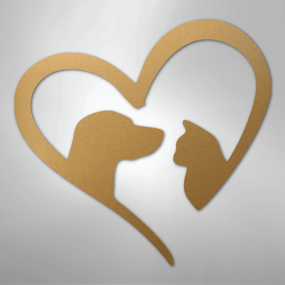 Pet Love - Steel sign - Kim’s Signature Beauty & Accessories