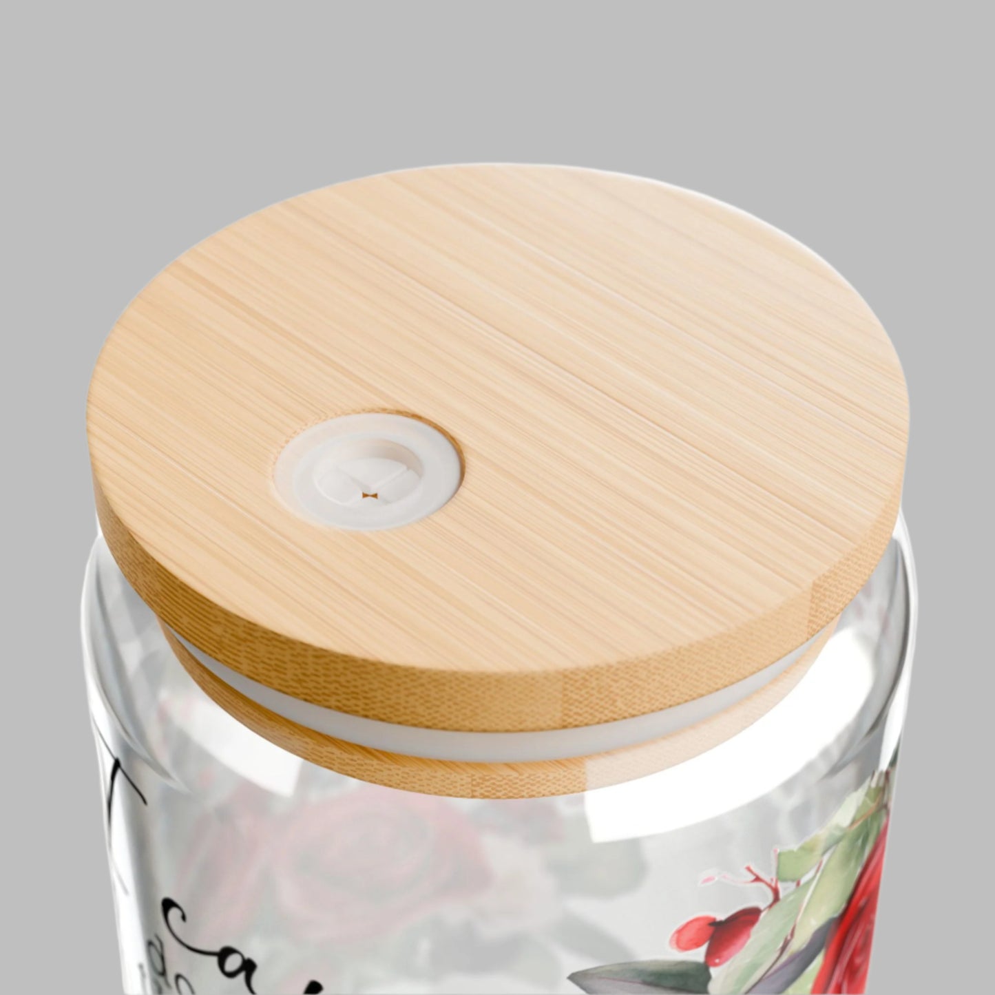 Philippians 4:13 Floral Sipper Glass - 16oz - Kim’s Signature Beauty & Accessories    