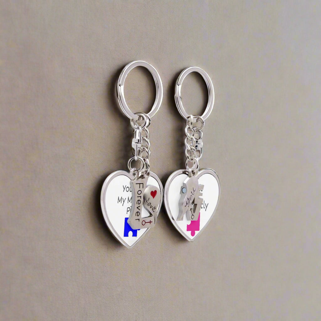 Pieces Fit  Couple Magnetic Keychain - Kim’s Signature Beauty & Accessories    