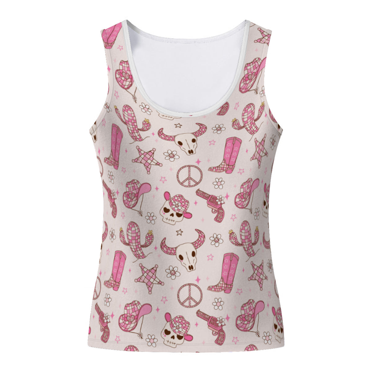 Pink Cowgirl Tank Top - Kim’s Signature Beauty & Accessories    