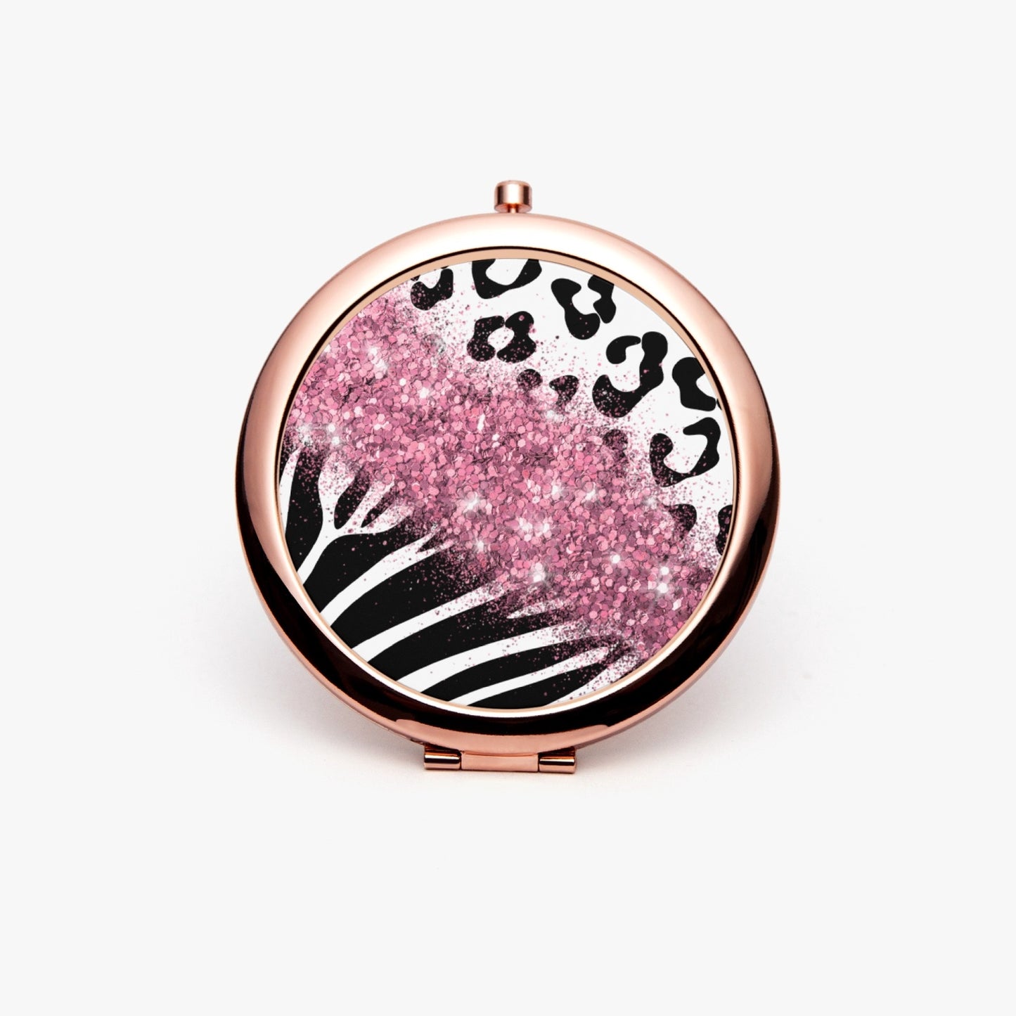 Pink Glitter | Compact Mirror - Kim’s Signature Beauty & Accessories    