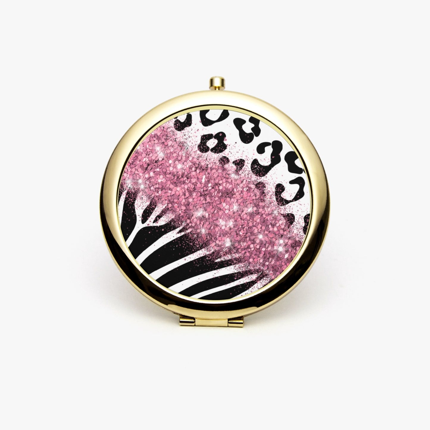 Pink Glitter | Compact Mirror - Kim’s Signature Beauty & Accessories    