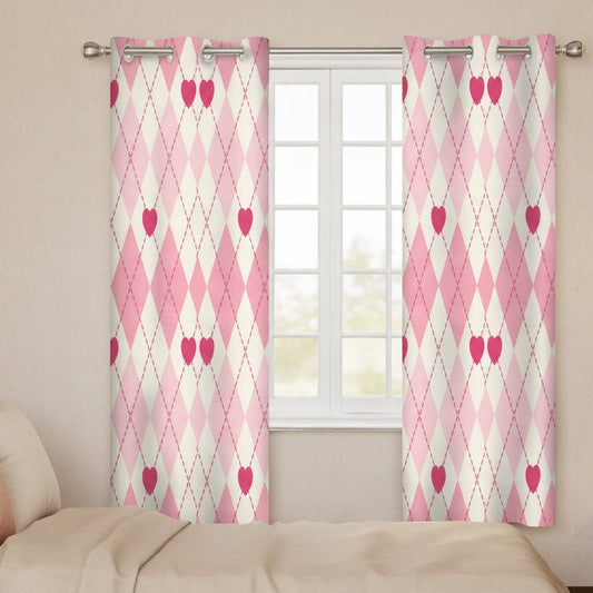 Pink Heart Curtains - Kim’s Signature Beauty & Accessories    