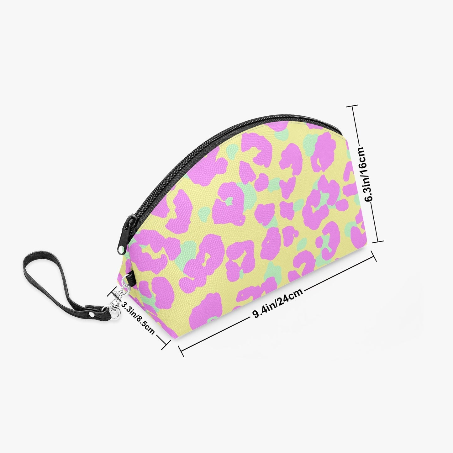 Pink Leopard Curve Makeup Bag - Kim’s Signature Beauty & Accessories    