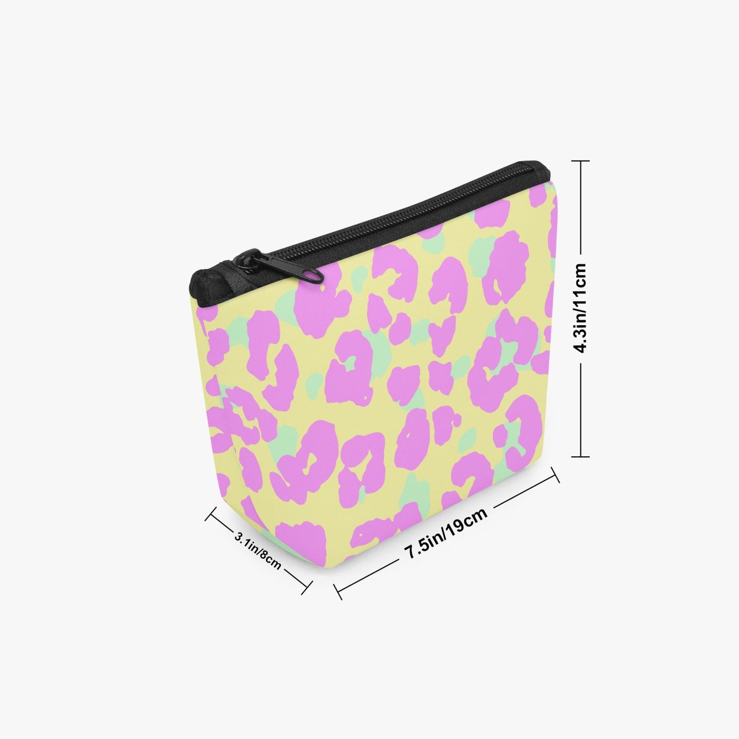 Pink Leopard. Zipper Makeup Bag - Kim’s Signature Beauty & Accessories    