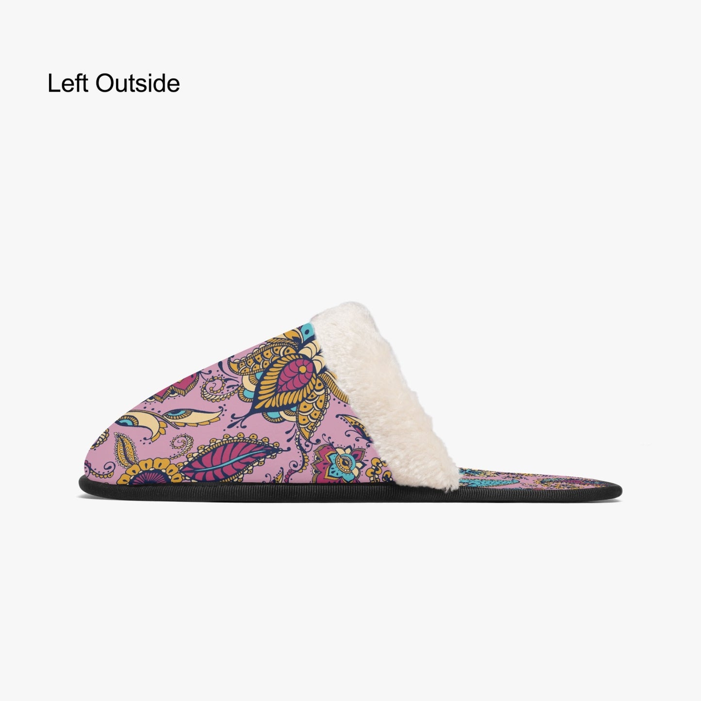 Pink Paisley | cozy slippers - Kim’s Signature Beauty & Accessories    