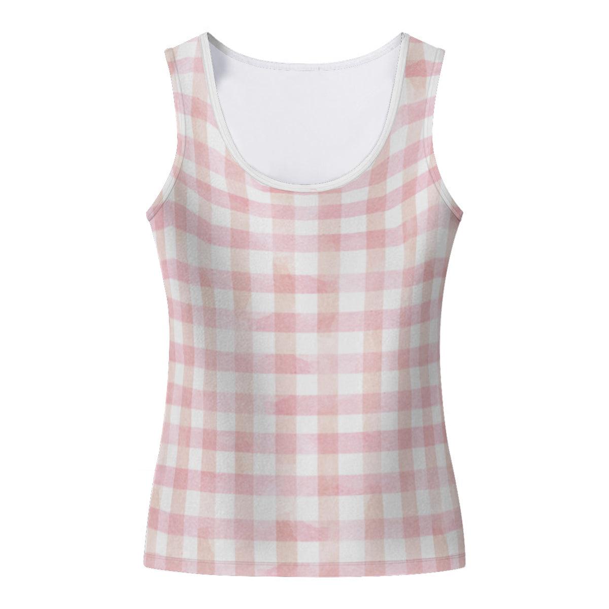 Pink Plaid Tank Top - Kim’s Signature Beauty & Accessories    