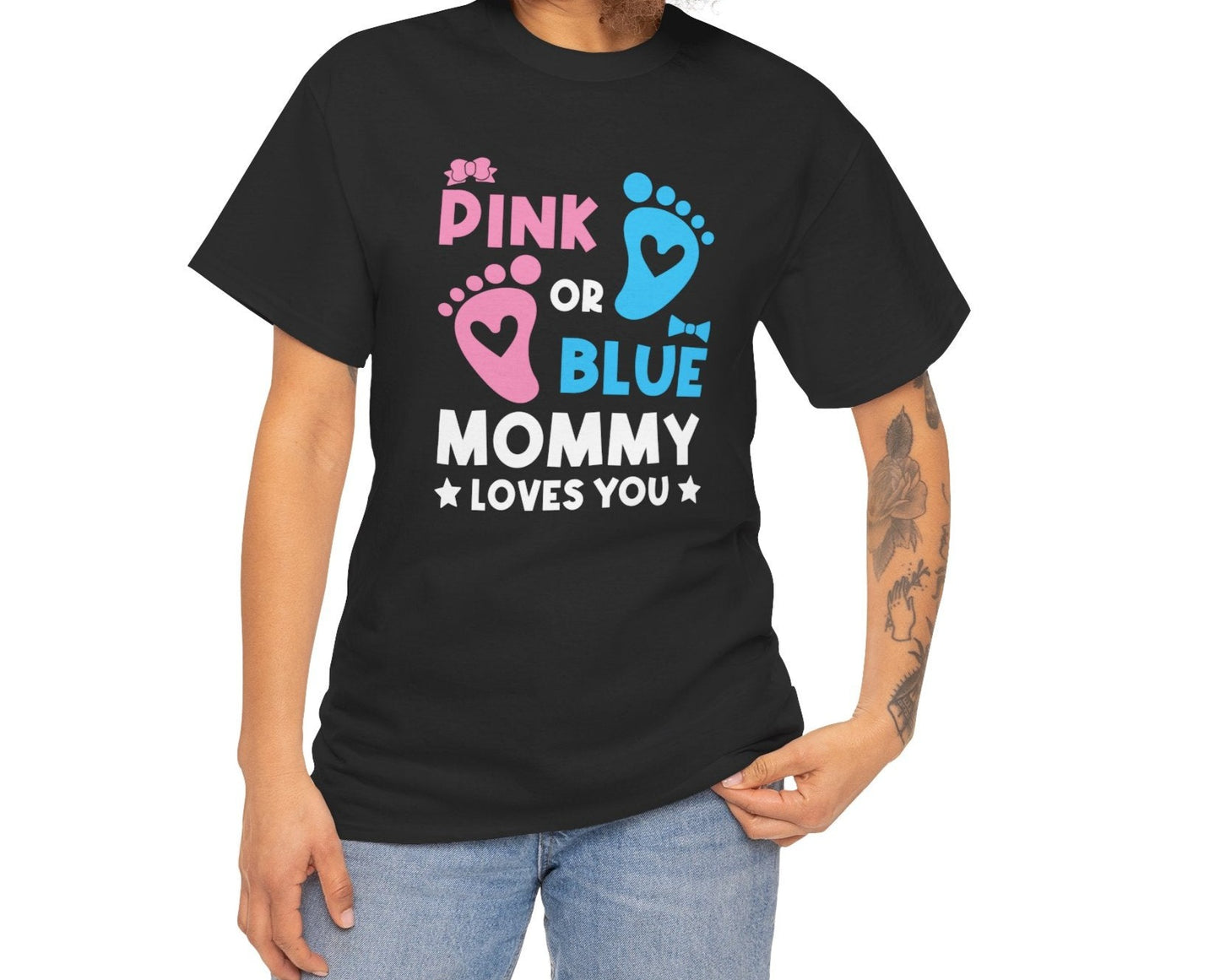 Pink or Blue Mommy | Unisex Tee - Kim’s Signature Beauty & Accessories    