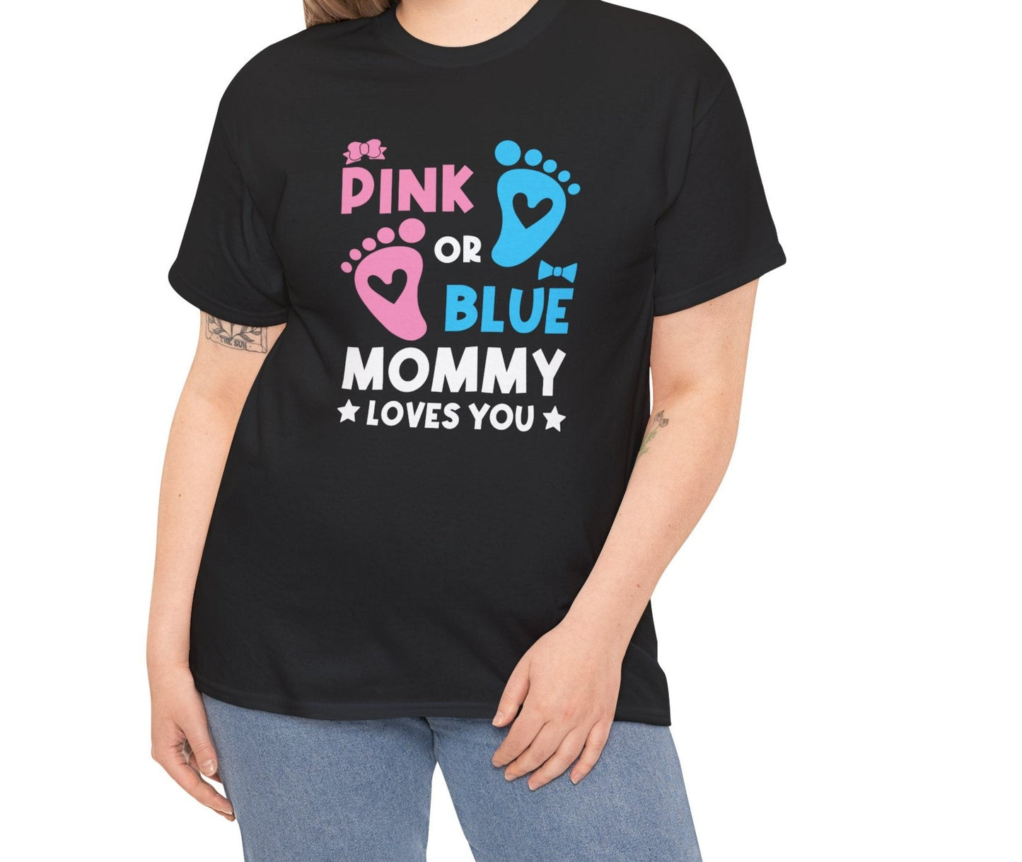 Pink or Blue Mommy | Unisex Tee - Kim’s Signature Beauty & Accessories    