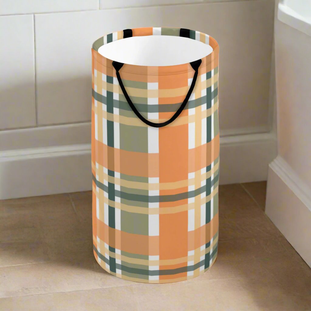 Plaid Fun Foldable laundry Basket - Kim’s Signature Beauty & Accessories    