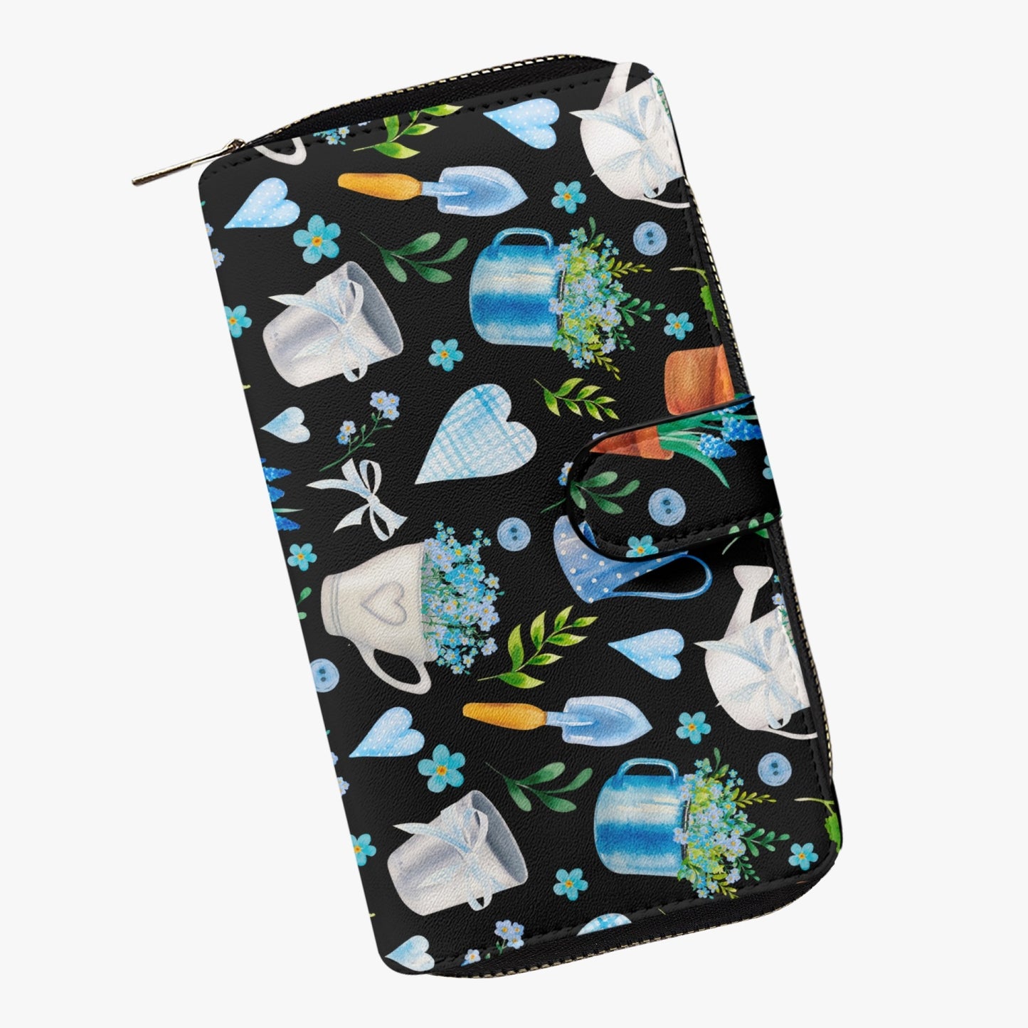 Plant Love | Long Leather Wallet - Kim’s Signature Beauty & Accessories    