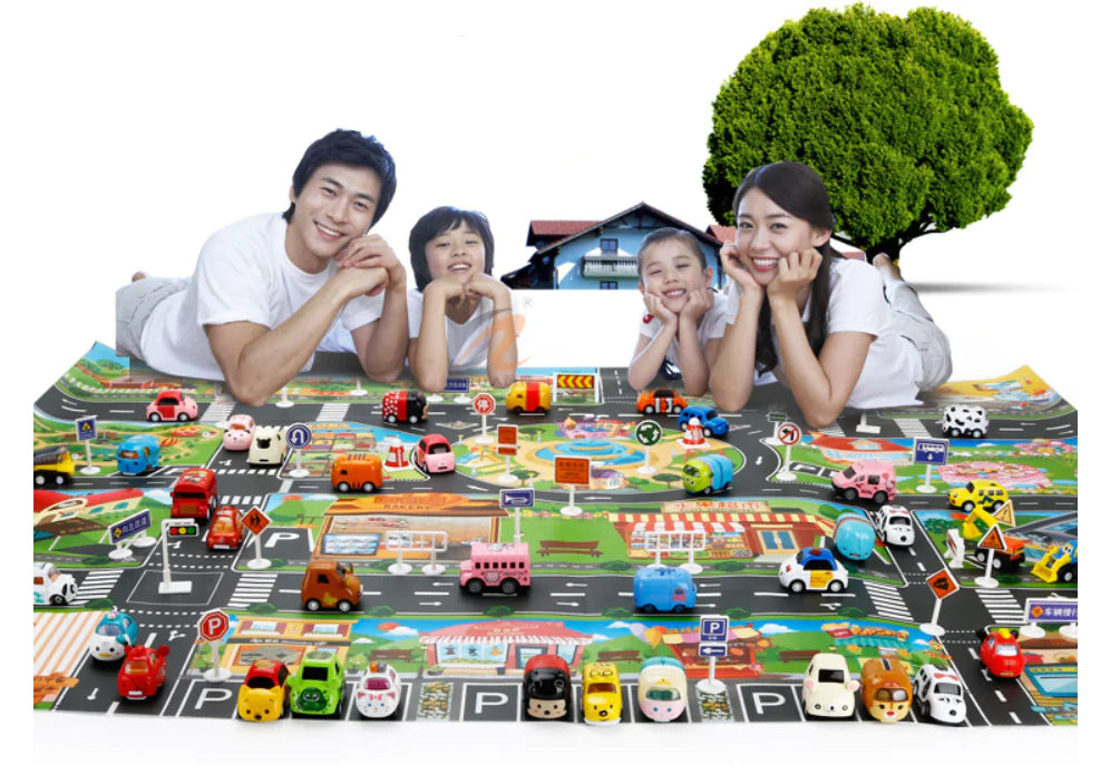 Play Mat with Vehicles & Traffic Signs - Kim’s Signature Beauty & Accessories    