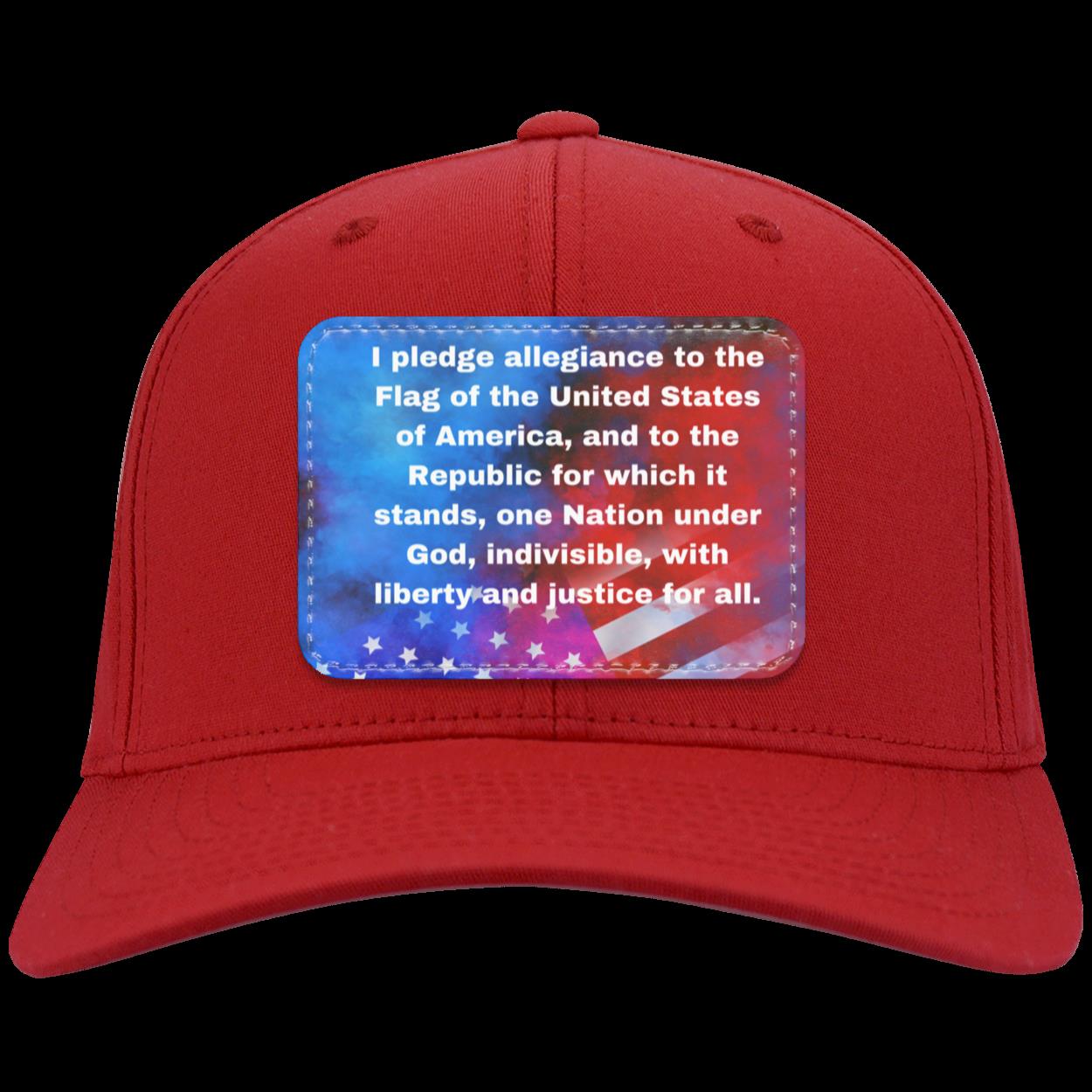 Pledge of Allegiance Twill Cap - Patch - Kim’s Signature Beauty & Accessories    