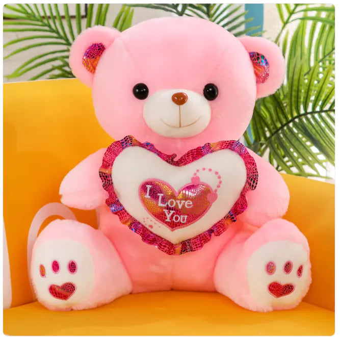 Plush Valentines Bear - Kim’s Signature Beauty & Accessories    