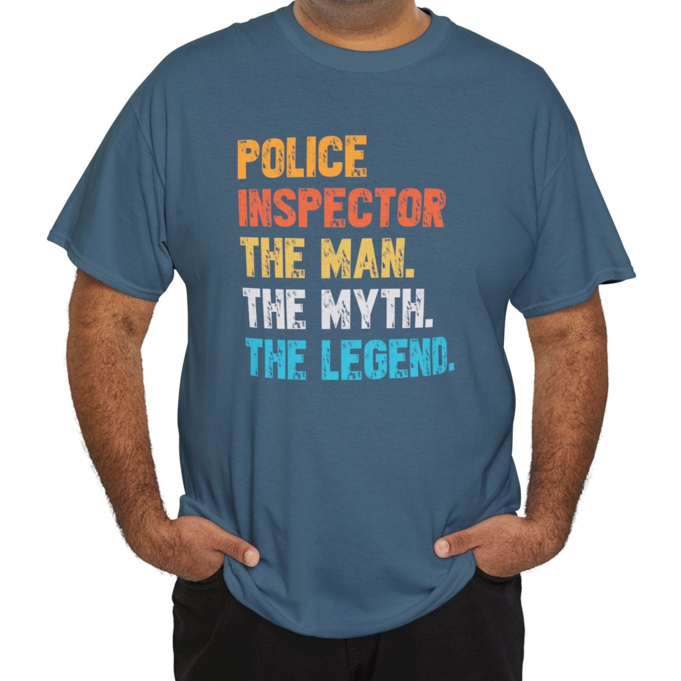 Police, The Man, Myth, Legend Tee - Kim’s Signature Beauty & Accessories    
