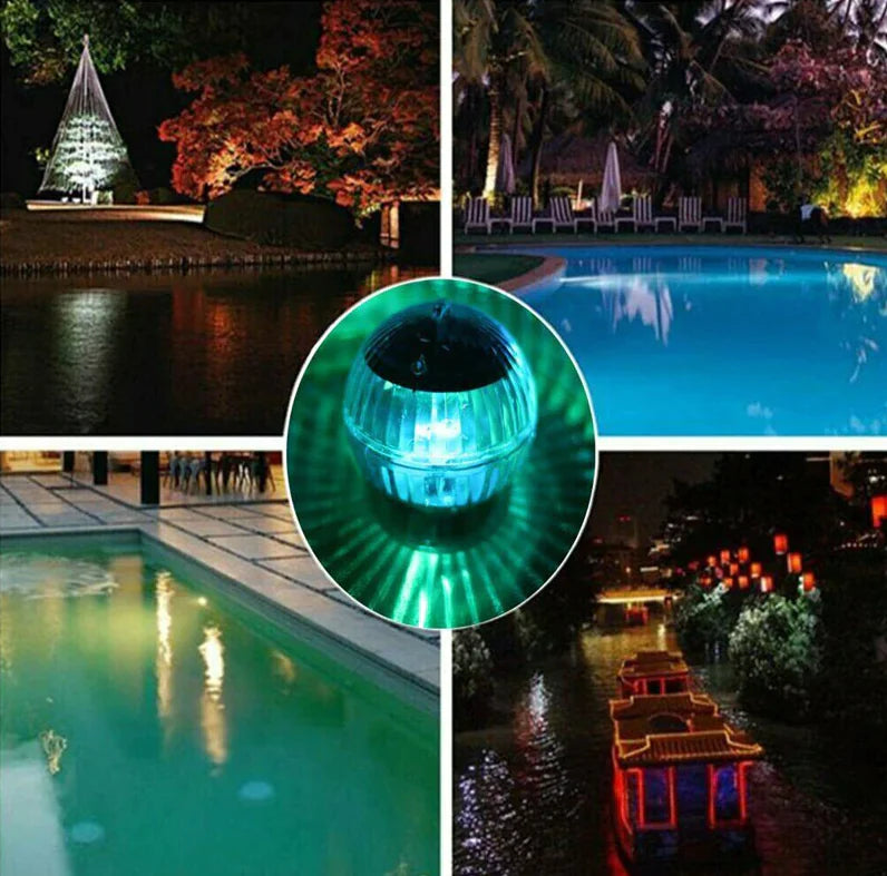 Pond & Pool Floating Solar LED Light Outdoor Lamp - Kim’s Signature Beauty & Accessories    