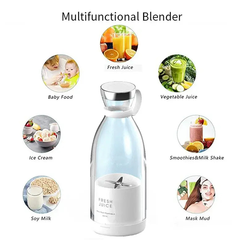 Portable Rechargeable Blender - Kim’s Signature Beauty & Accessories    