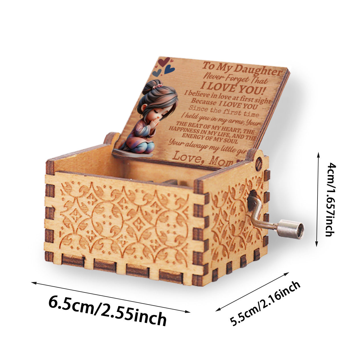 Praying Girl Message Music Box - Kim’s Signature Beauty & Accessories    