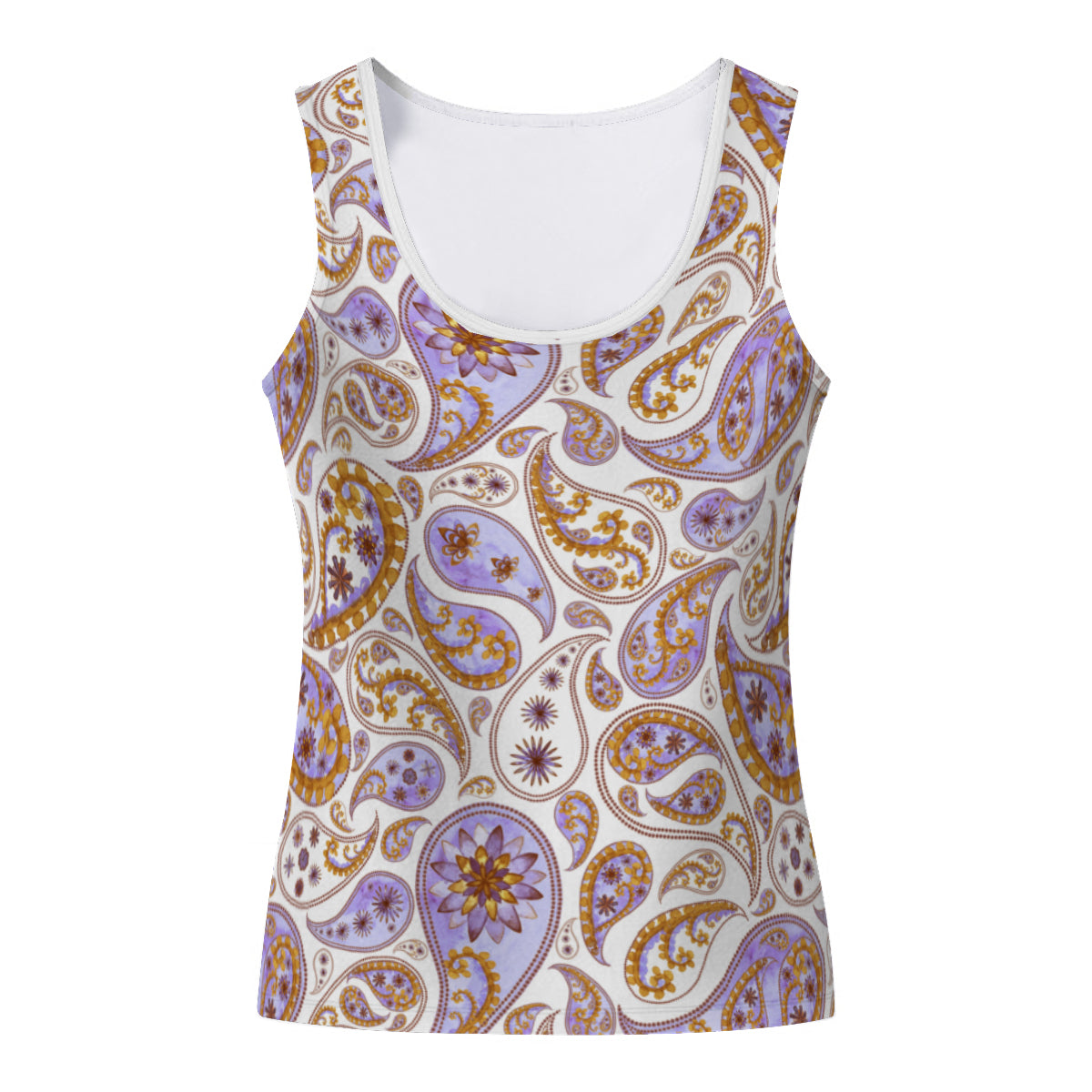 Pretty Paisley Tank Top - Kim’s Signature Beauty & Accessories    